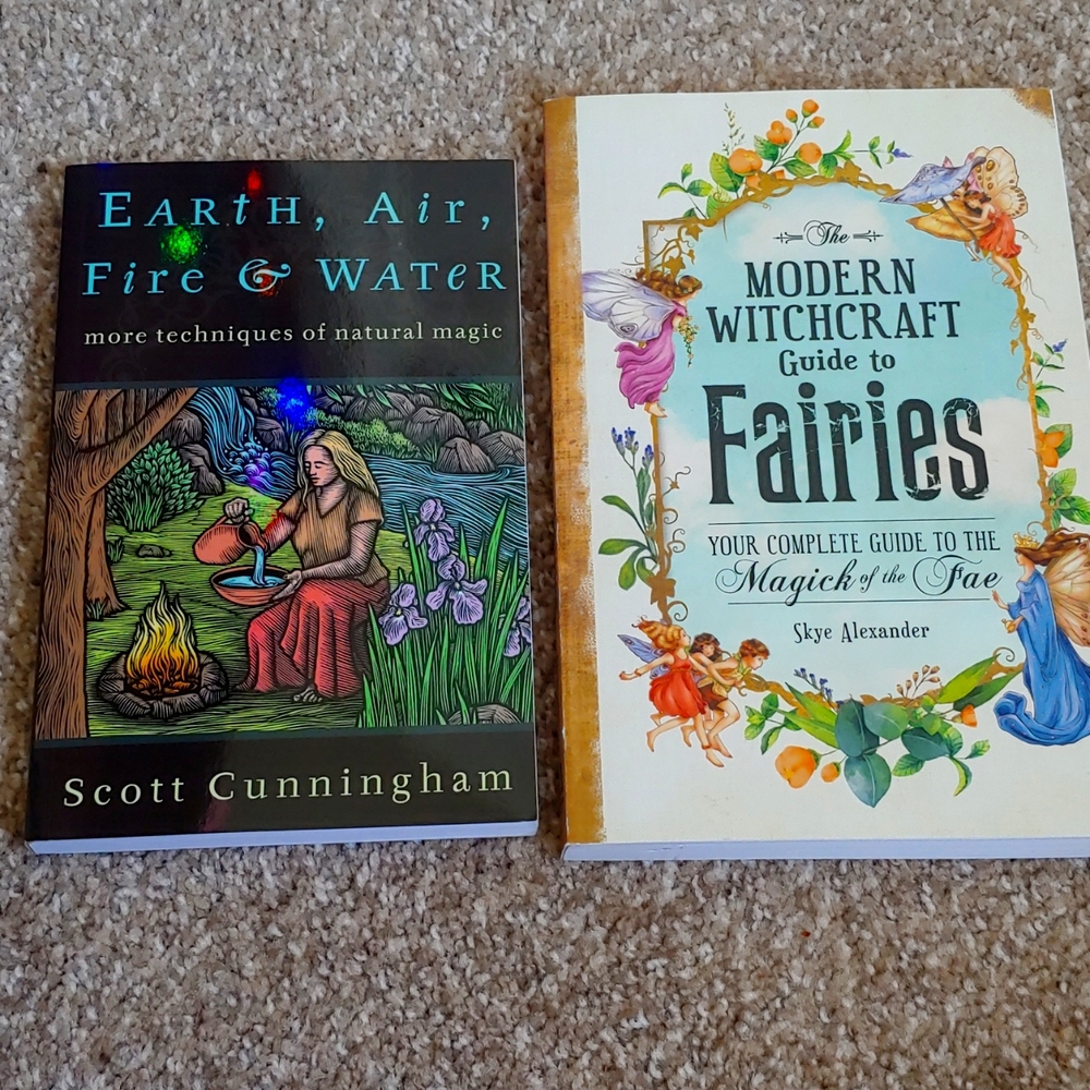 Set of 2 witch craft books